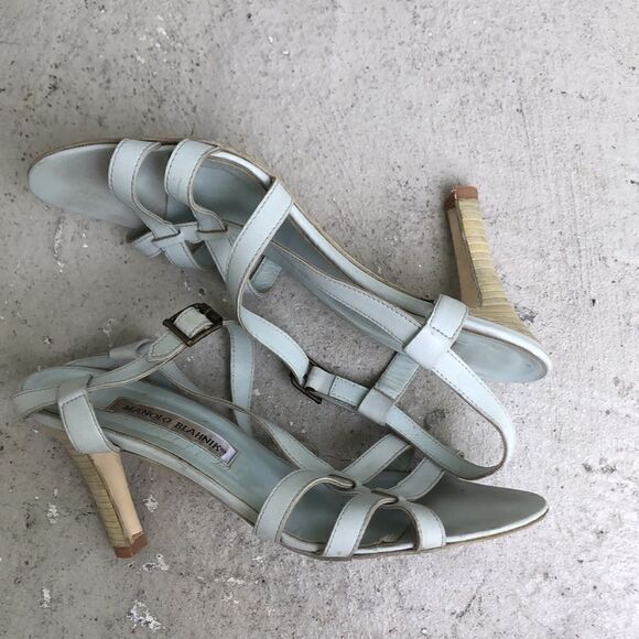 Manolo Blahnik Strappy Sandals - Picture 2 of 7